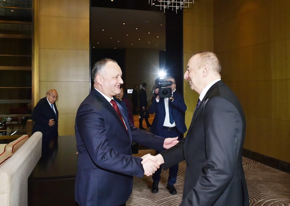 President Aliyev, his spouse attend opening of 6th Global Baku Forum (PHOTO)