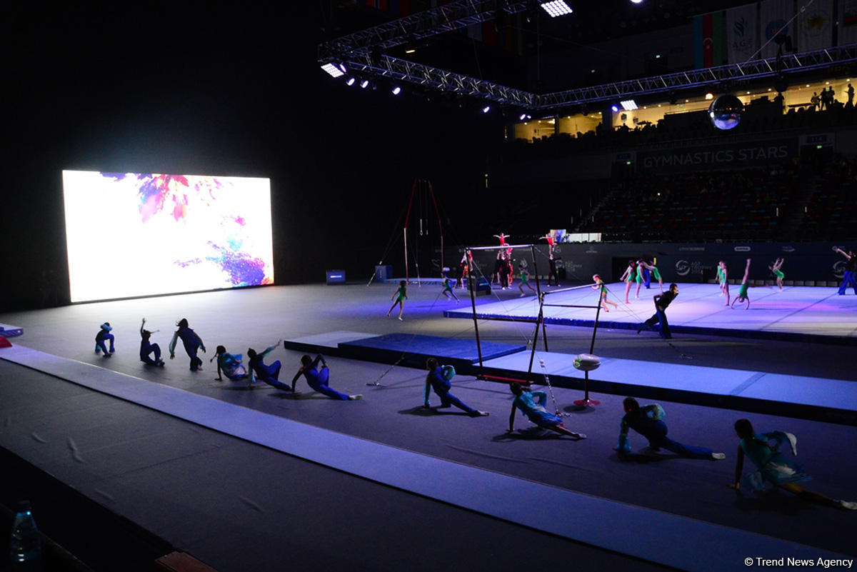 Bu gün Bakıda Milli Gimnastika Arenasında idman gimnastikası üzrə Dünya Kubokunun açılış mərasimi keçirilib (FOTO)