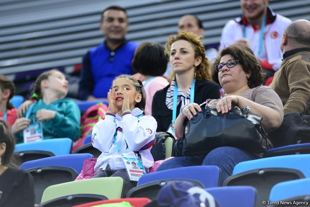 Bakıda İdman Gimnastikası üzrə Dünya Kuboku yarışlarının İLK GÜNÜ başladı (FOTO)