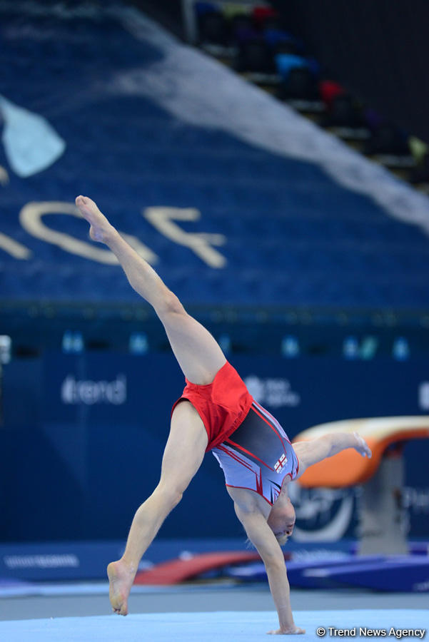 Bakıda İdman Gimnastikası üzrə Dünya Kuboku yarışlarının İLK GÜNÜ başladı (FOTO)