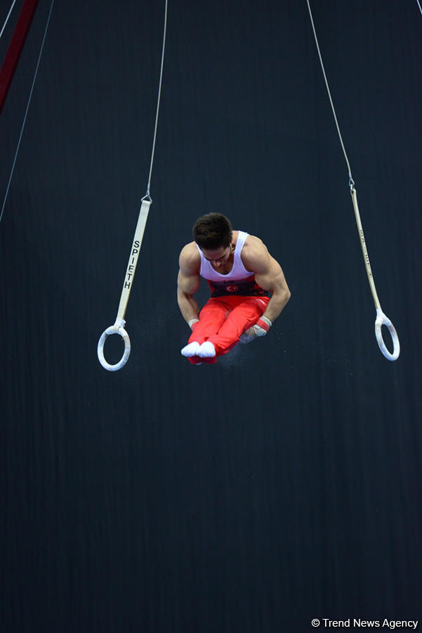 Bakıda İdman Gimnastikası üzrə Dünya Kuboku yarışlarının İLK GÜNÜ başladı (FOTO)