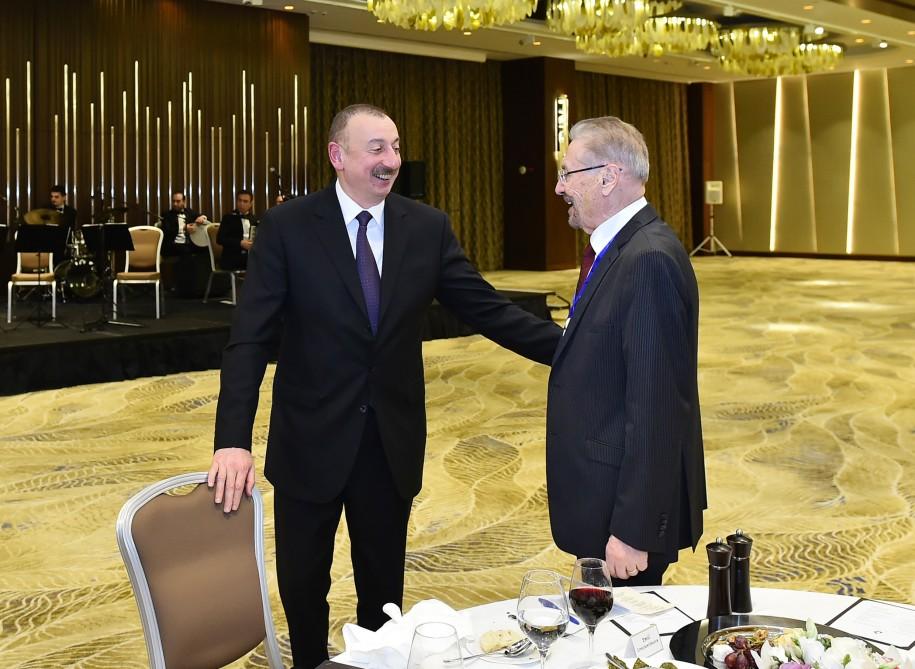 President Aliyev, his spouse attend reception hosted in honor of participants of 6th Global Baku Forum (PHOTO)