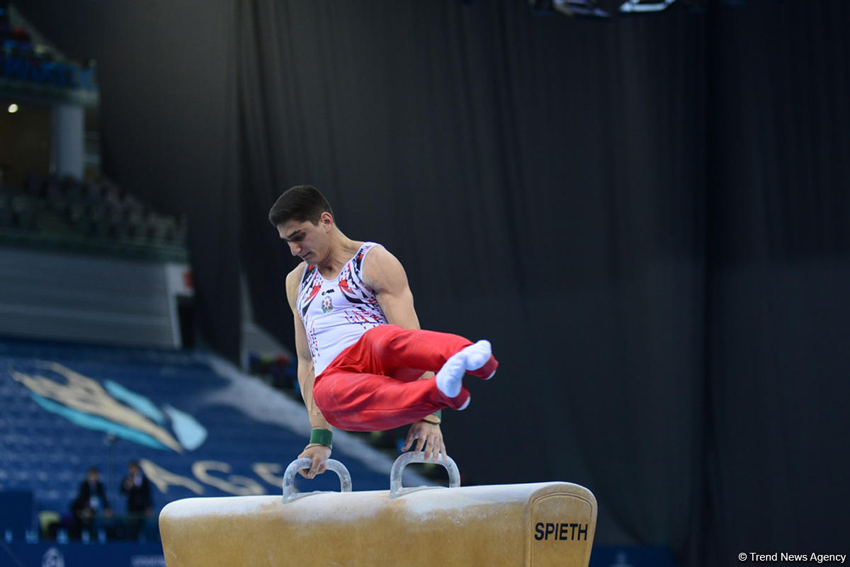 Bakıda idman gimnastikası üzrə Dünya Kuboku davam edir (FOTOREPORTAJ) - Gallery Image