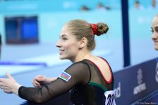 Azərbaycan gimnastı idman gimnastikası üzrə Dünya Kubokunda gümüş medal qazandı (FOTO)