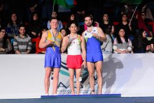 Baku hosts awarding ceremony of winners of first day of FIG Artistic Gymnastics World Cup (PHOTO)