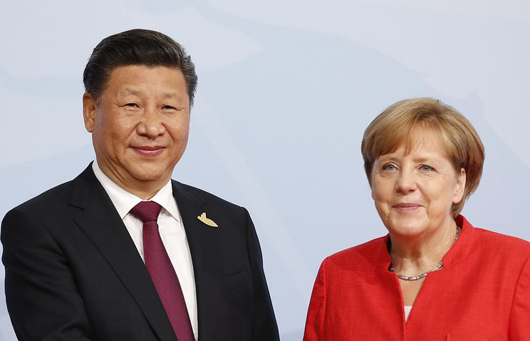Merkel, Xi agree to work on steel overcapacity within G20