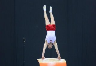 Белорусский гимнаст завоевал "золото" Кубка мира в Баку в опорном прыжке (ФОТО)