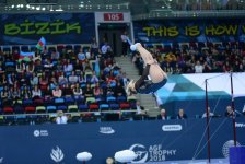 Bakıda idman gimnastikası üzrə Dünya Kubokunun sonuncu yarış günü başladı (FOTO)