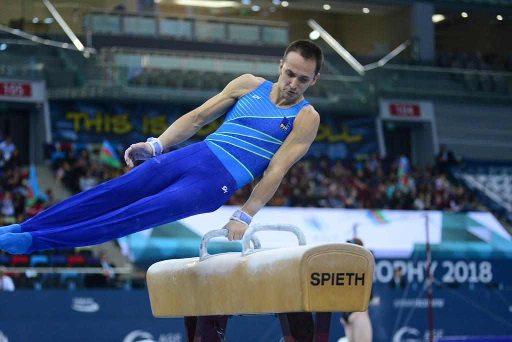 Стартовал последний день соревнований Кубка мира по спортивной гимнастике в Баку (ФОТО)
