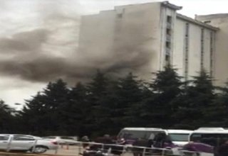 В Турции вспыхнул пожар в одной из городских больниц