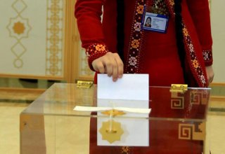 Over half of electors vote in Turkmenistan's presidential elections