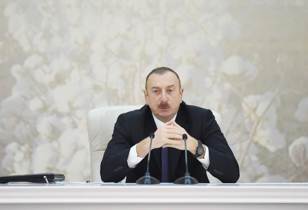 Azərbaycan Prezidenti: Keçən il iqtisadi sahədə sabitləşmə ili olub, bu il isə inkişaf ilidir