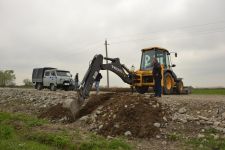 Tərtərdə 6 kəndi birləşdirən yeni avtomobil yolu inşa edilir (FOTO/VİDEO)