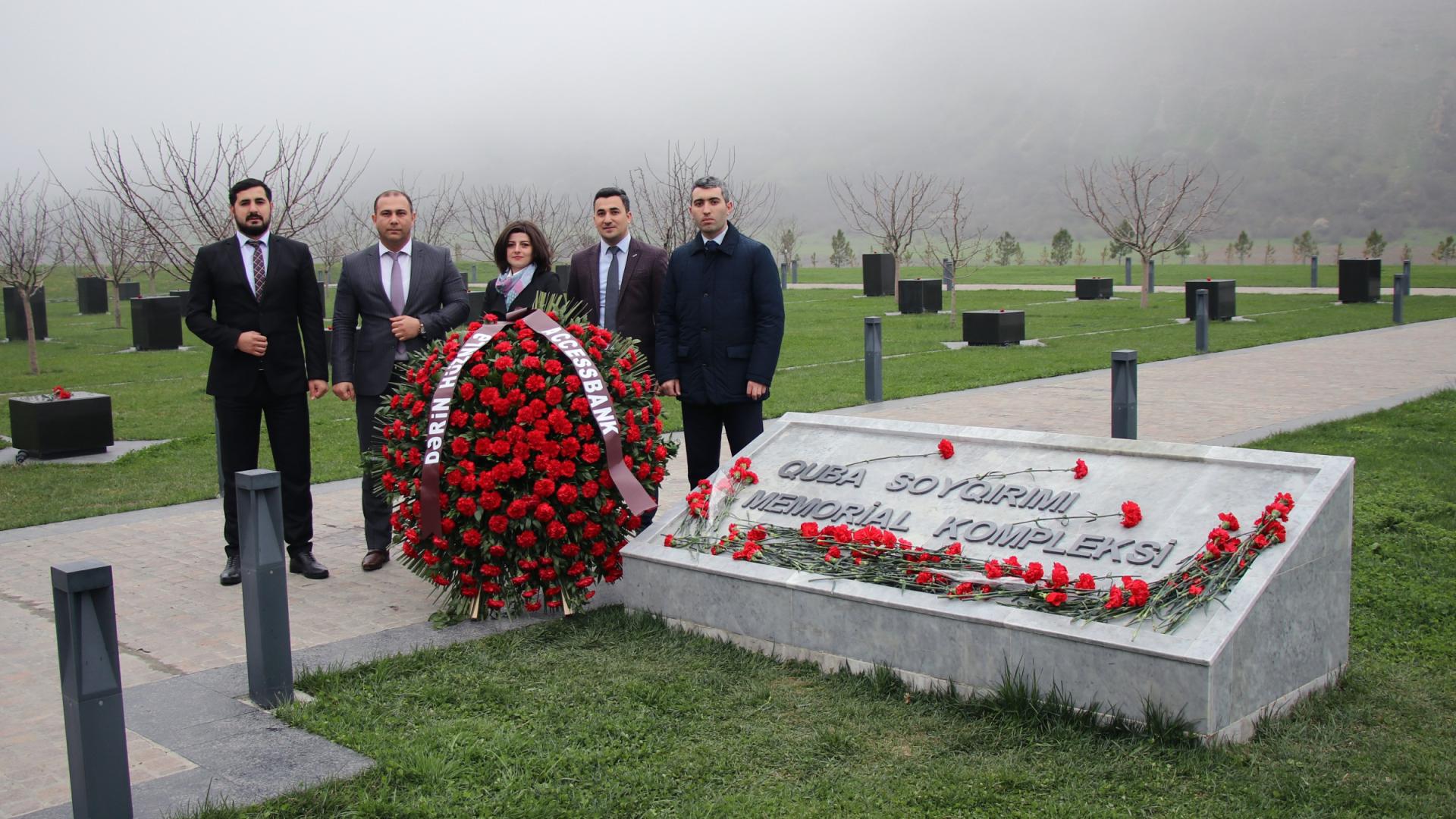 AccessBank kollektivi Quba Soyqırımı Memorial Kompleksini ziyarət edib (FOTO)