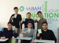 One day students of UNEC- the pupils of Mingachevir “İstak” lyceum (PHOTO)