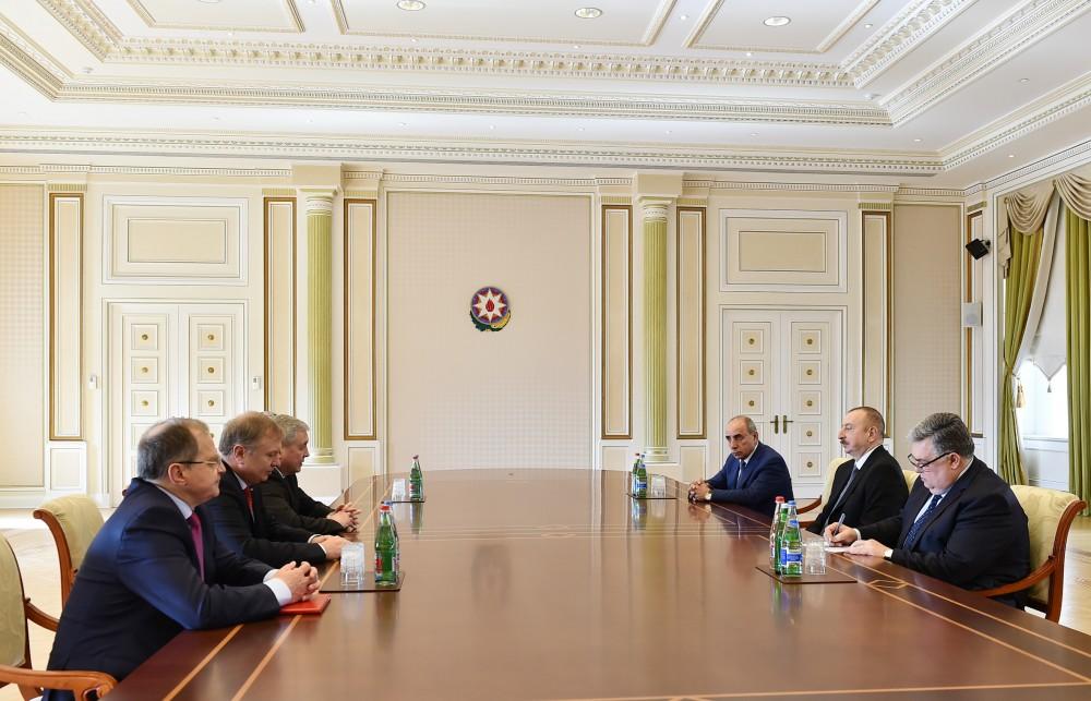 Президент Ильхам Алиев принял вице-премьера Беларуси