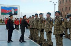 Группа азербайджанских миротворцев отправилась в Афганистан (ФОТО/ВИДЕО)