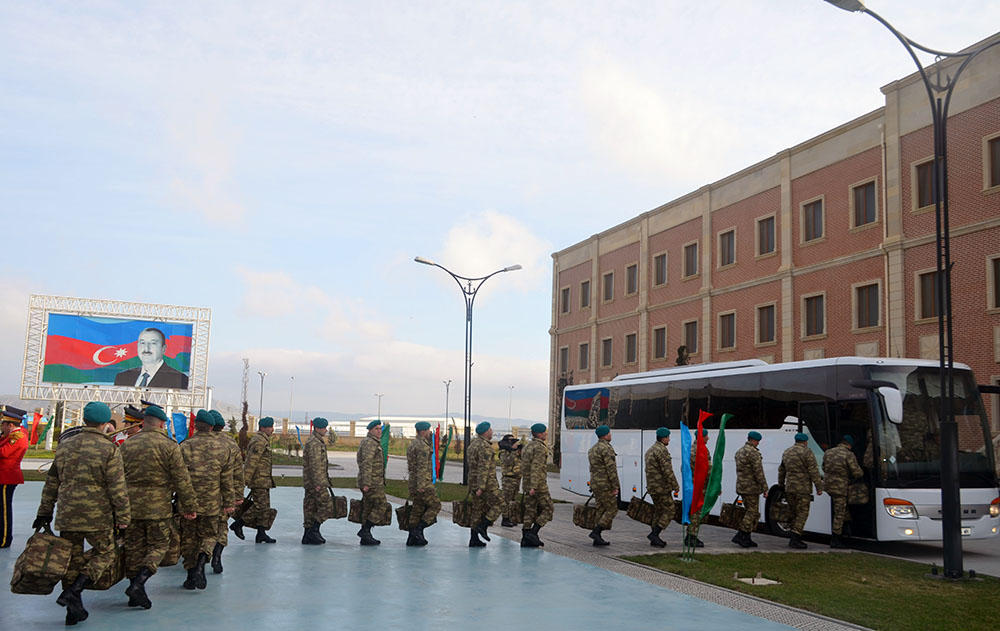 Группа азербайджанских миротворцев отправилась в Афганистан (ФОТО/ВИДЕО)