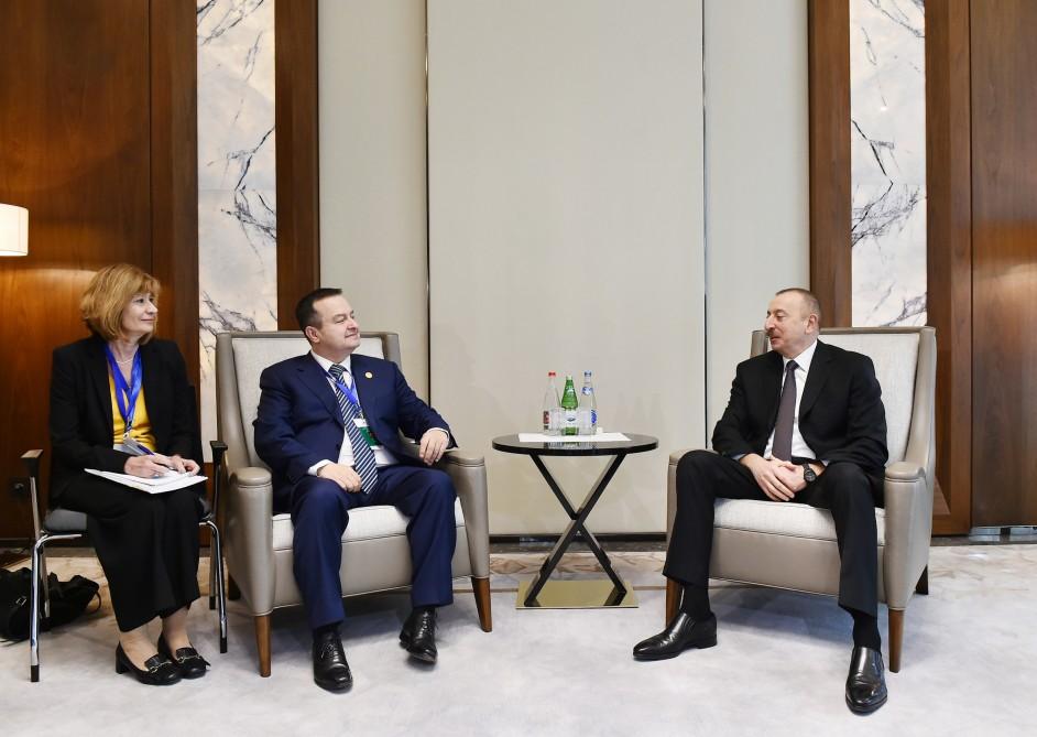 Prezident İlham Əliyev Serbiya Baş nazirinin birinci müavini ilə görüşüb (YENİLƏNİB)