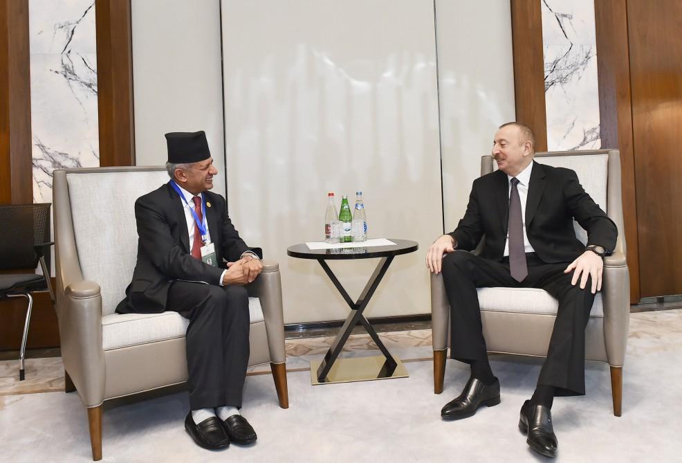 Ilham Aliyev receives Nepali FM