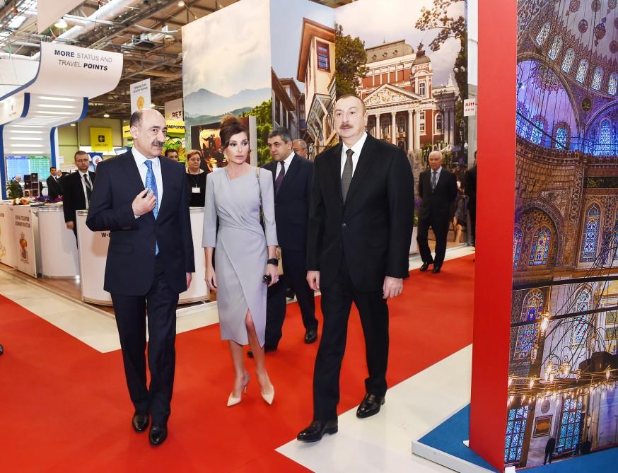 President Ilham Aliyev, First Lady Mehriban Aliyeva attend AITF 2018 fair (PHOTO)