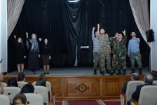 Theatrical performance “Unfinished”dedicated to April martyrs was presented by UNEC students (PHOTO)