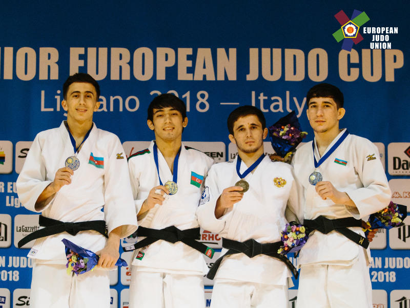 Gənc cüdoçularımız İtaliyada 6 medal qazandı (FOTO)