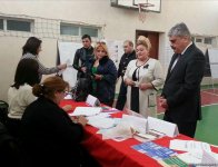 Finance minister says he voted for candidate who will ensure future of Azerbaijani people (PHOTO)