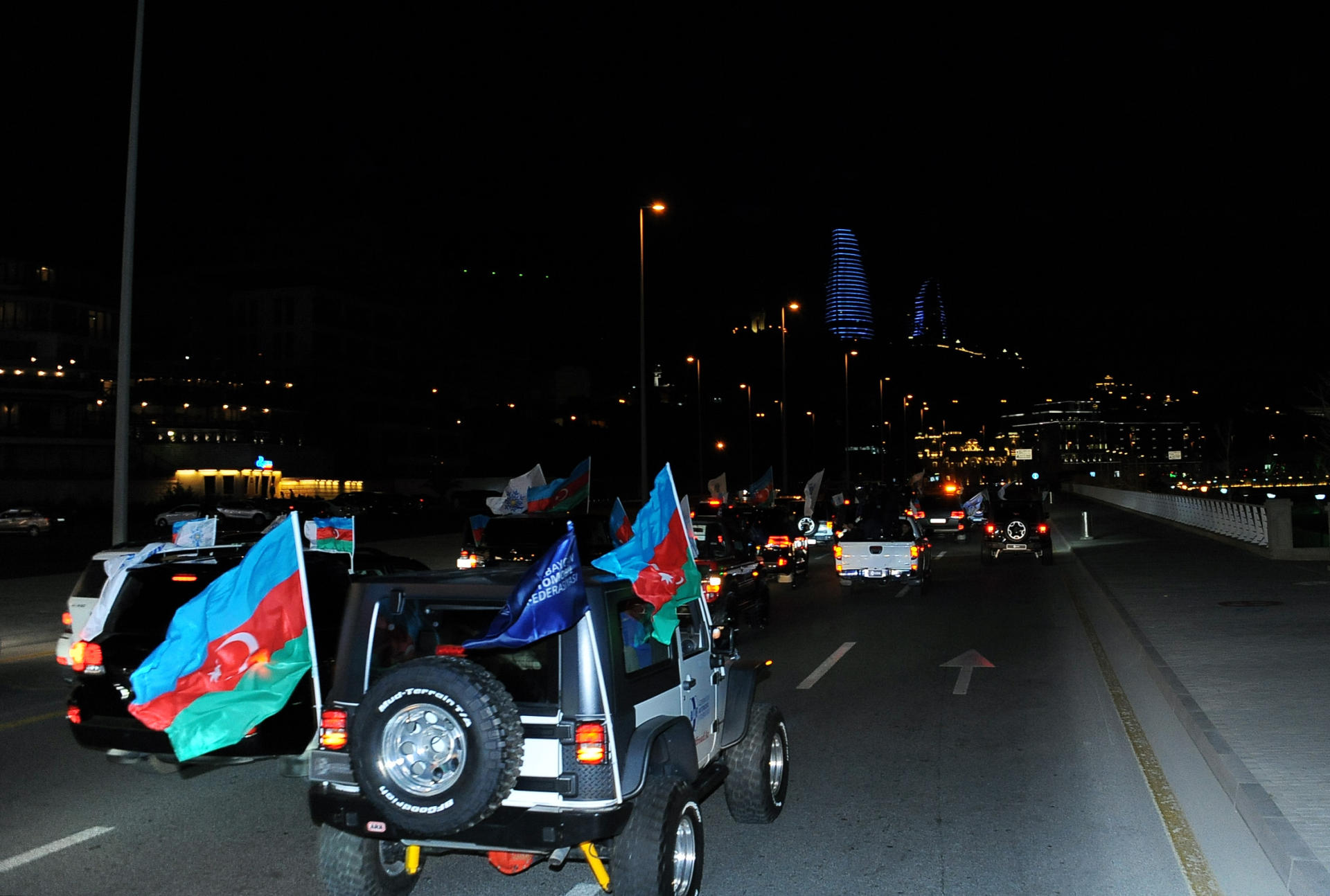 Azerbaycan'da seçim coşkusu ( Foroğraf)
