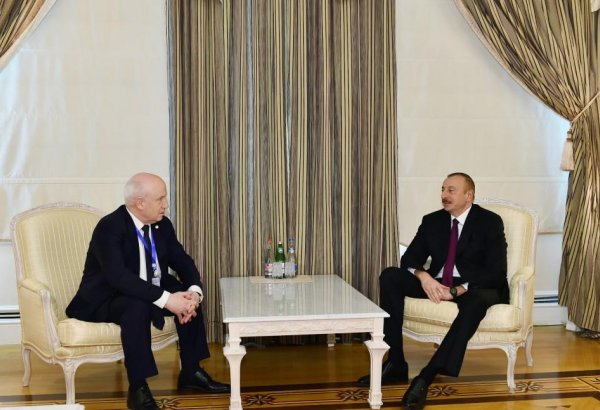 President Aliyev receives chairman of CIS Executive Committee (PHOTO)