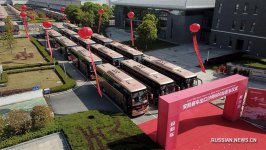 Автобусы Anhui Ankai Automobile Company готовы к отправке в Саудовскую Аравию (ФОТО)