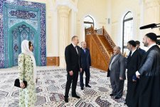 President Ilham Aliyev, First Lady Mehriban Aliyeva attend opening of Haji Javad Mosque’s new building (PHOTO)