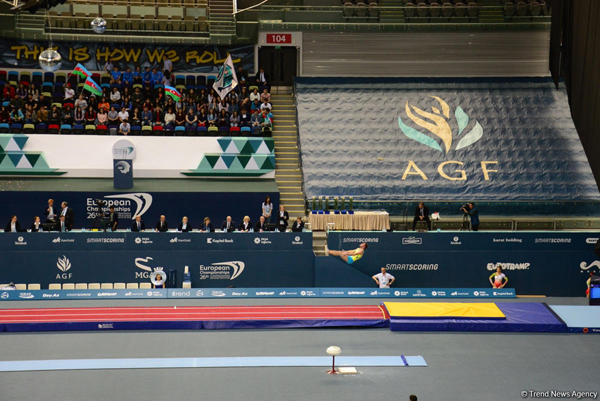 European Championships in Trampoline, Double Mini-Trampoline and Tumbling opens in Baku (PHOTO)