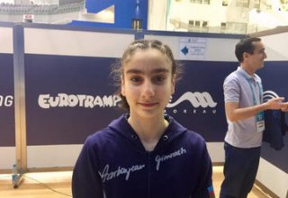Азербайджанская гимнастка стала пятой на Чемпионате Европы в Баку