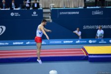 Азербайджанский батутист прошел в полуфинал Чемпионата Европы в Баку (ФОТО)