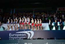 Прошла церемония награждения победителей и призеров второго дня Чемпионата Европы по прыжкам на батуте (ФОТО)