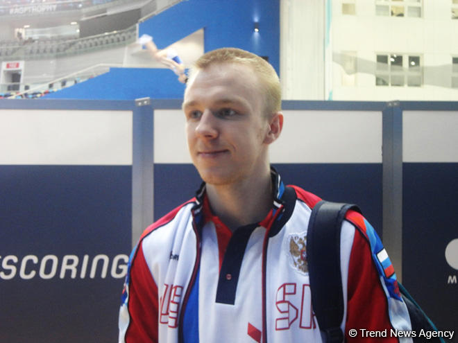 Российский гимнаст в восторге от организации Чемпионата Европы в Баку