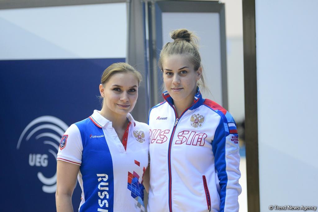 Russia's gymnasts satisfied with their performance at European Championships in Baku