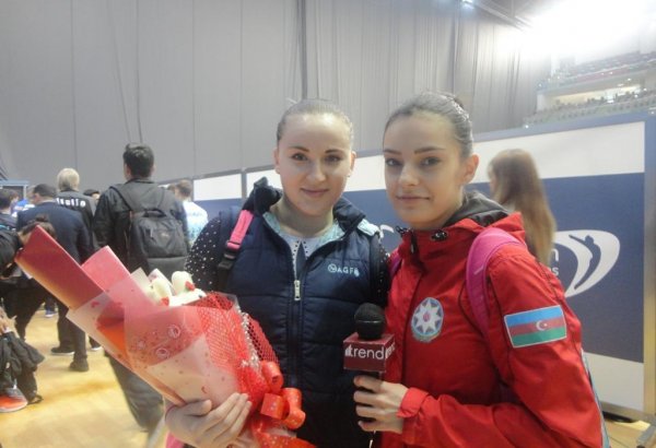 Азербайджанские батутистки выиграли "серебро" Чемпионата Европы