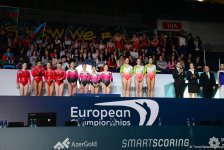 Batut gimnastikası üzrə Avropa çempionatının üçüncü gününün qalibləri mükafatlandırılıb (FOTO)