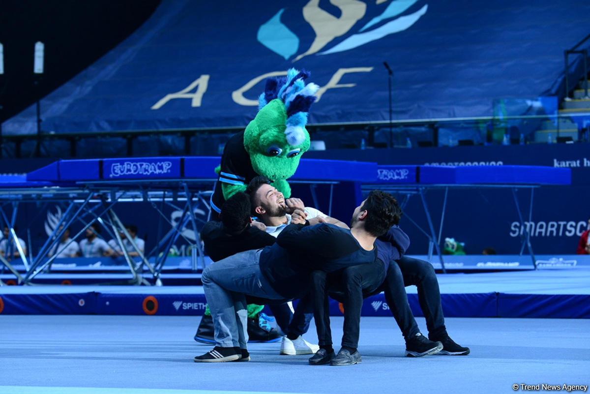 Fun and contests at European Championships in Trampoline, Double Mini-Trampoline and Tumbling in Baku (PHOTO)