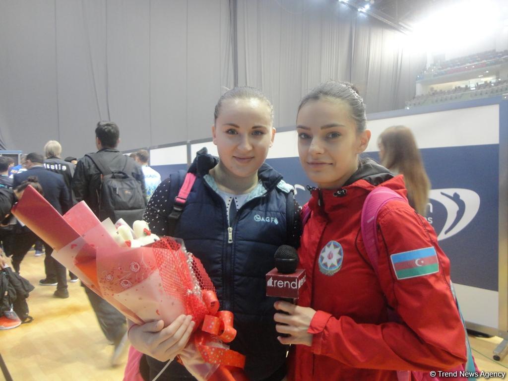 Azərbaycanlı gimnastlar Veronika Zemlyanaya və Svetlana Makştareva: Biz medal qazanmaq istəyirik