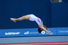 Bakıda batut gimnastikası və tamblinq üzrə Avropa çempionatında son yarış günü başladı (FOTO)