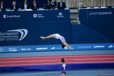 Bakıda batut gimnastikası və tamblinq üzrə Avropa çempionatında son yarış günü başladı (FOTO)