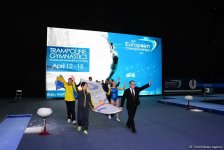 Baku hosts closing ceremony of 26th European Trampoline Championships (PHOTO)