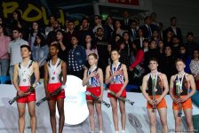 Awards presented to winners of 26th European gymnastics championship in Baku