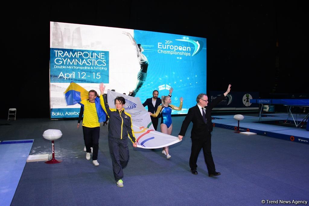Baku hosts closing ceremony of 26th European Trampoline Championships (PHOTO)