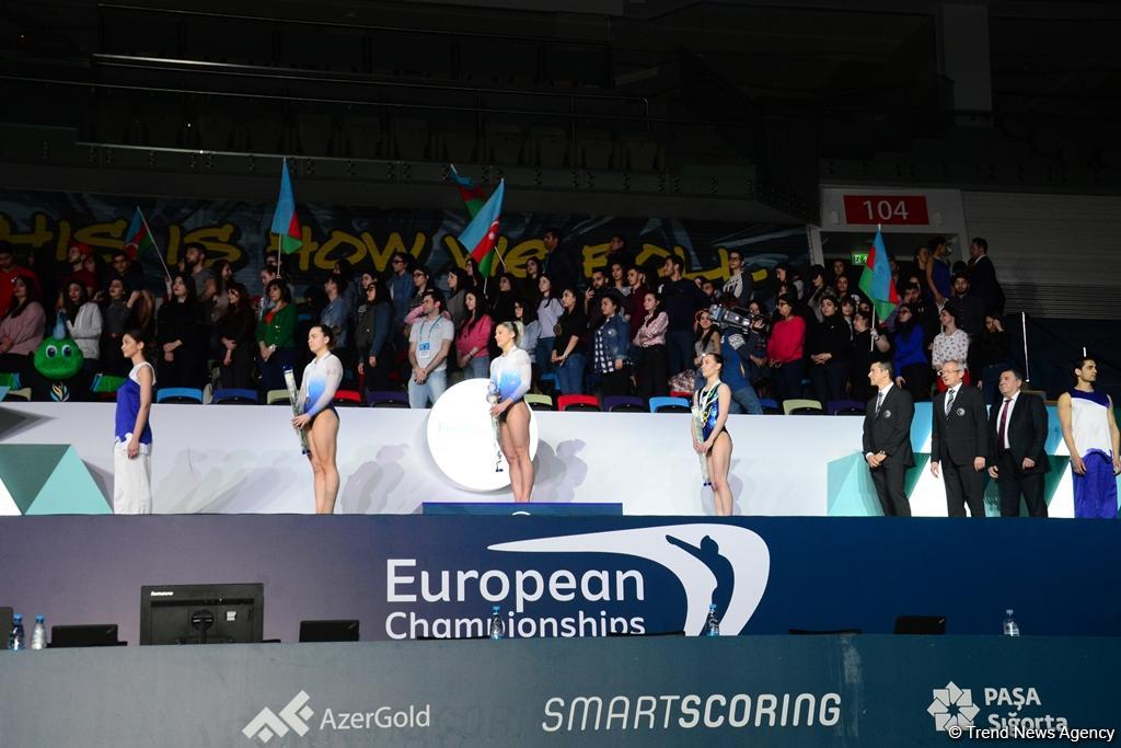В Баку прошло награждение призеров последних финалов XXVI Чемпионата Европы (ФОТО)