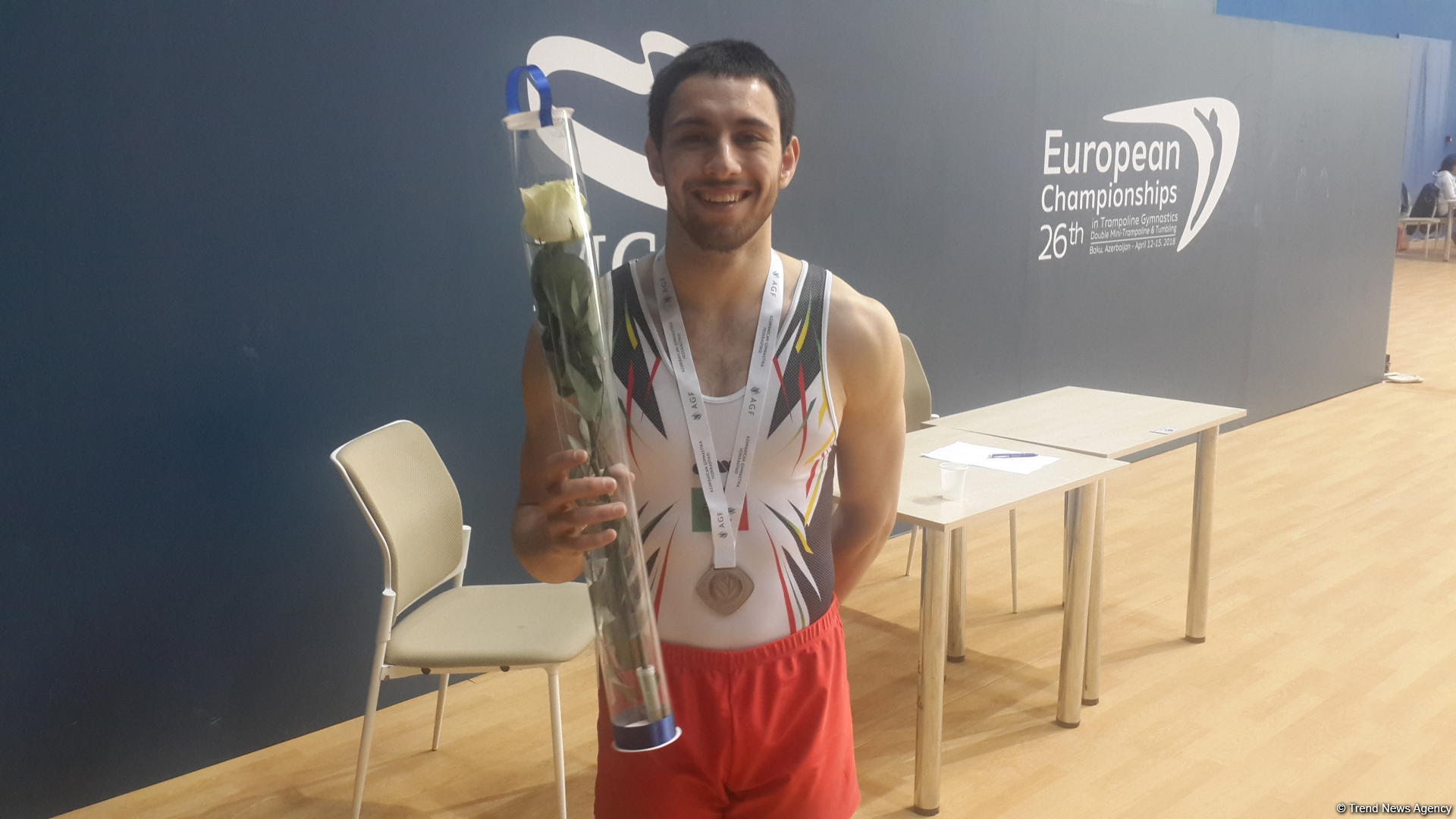 Для меня счастье выиграть медаль на Чемпионате Европы в Баку - португальский гимнаст