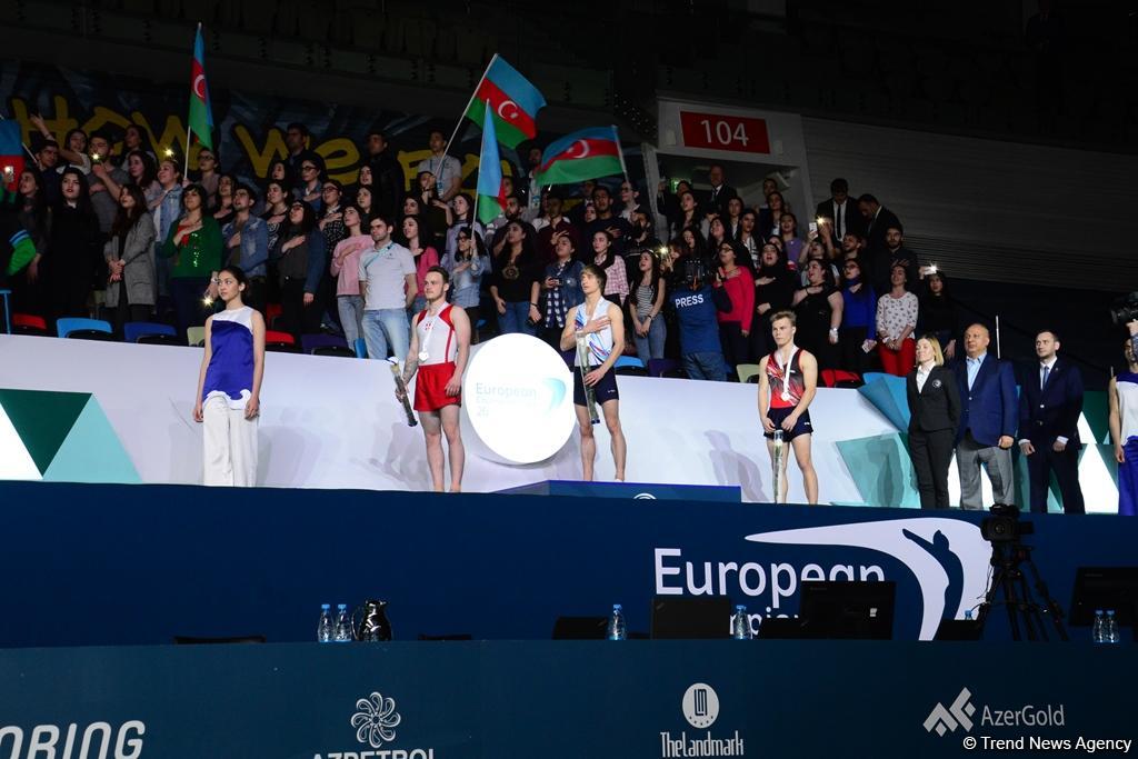 Awards presented to winners of European Championship in Baku (PHOTO)